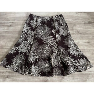 For the Republic Women's Tropical Felt Stripe Lined Skirt-Size 12